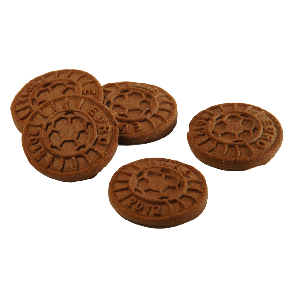 “FOOTBALL” chocolate-flavored cookies