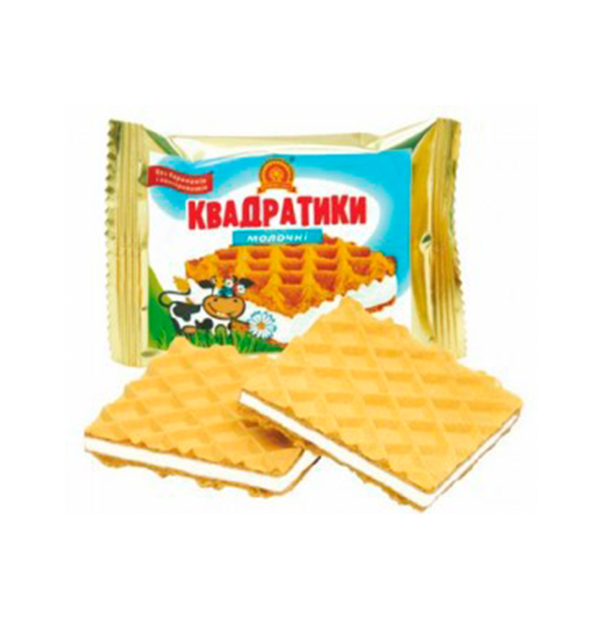 Цукерки "КВАДРАТИКИ" молочні